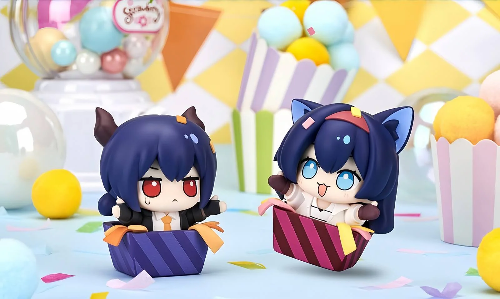 Arknights 123 rhode island gift box Chibi figure - Image 3