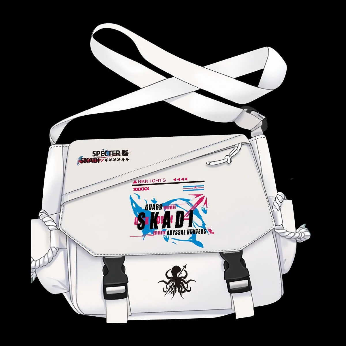 Arknights Black Canvas bag slung - Image 23