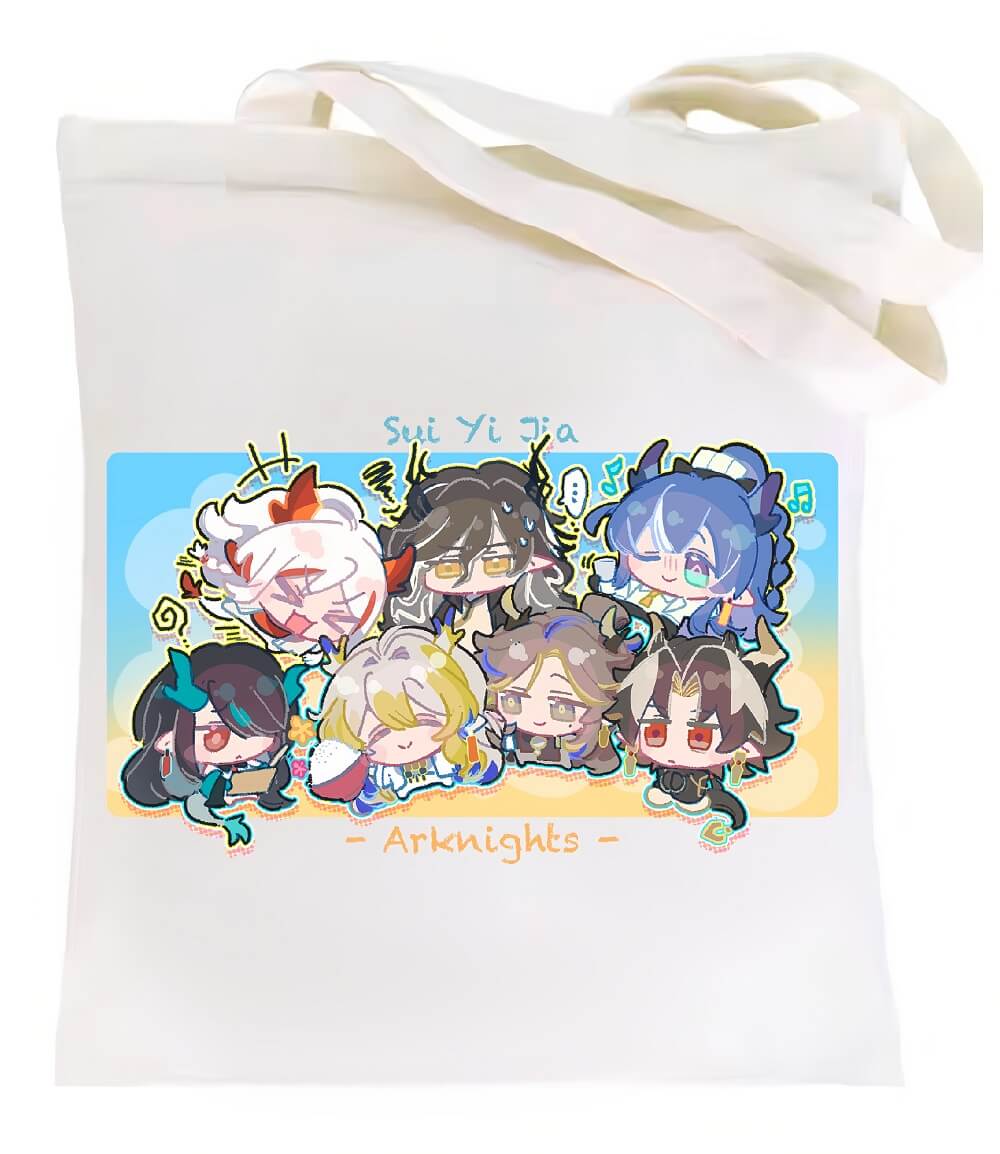 Arknights Cute Operator Canvas Bag - Image 5