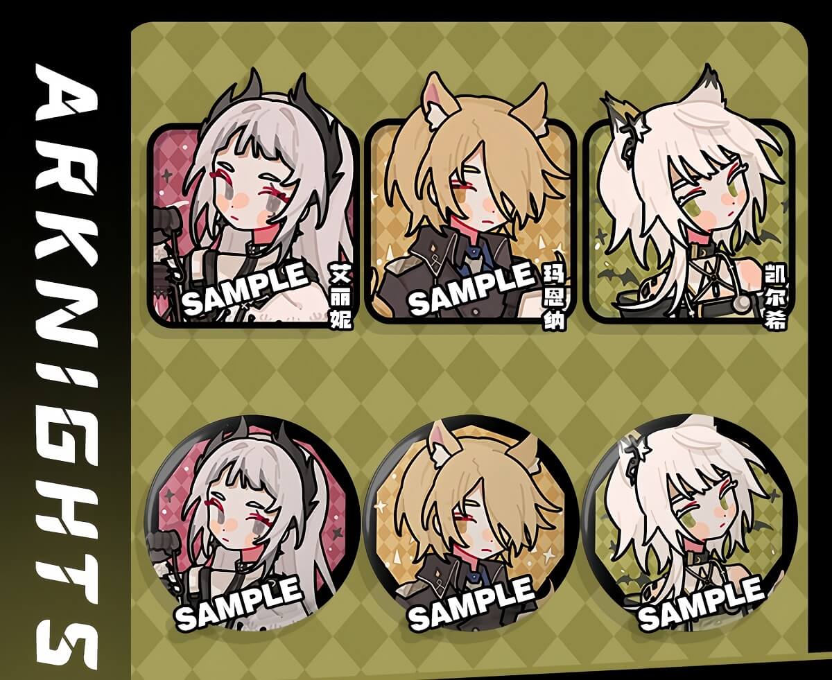 Arknights Fan Art Badge - Image 4
