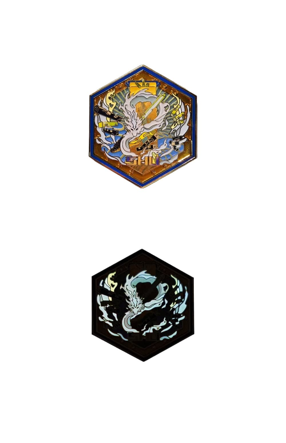 Arknights Fan-made Metal Badges - Shu - Image 4