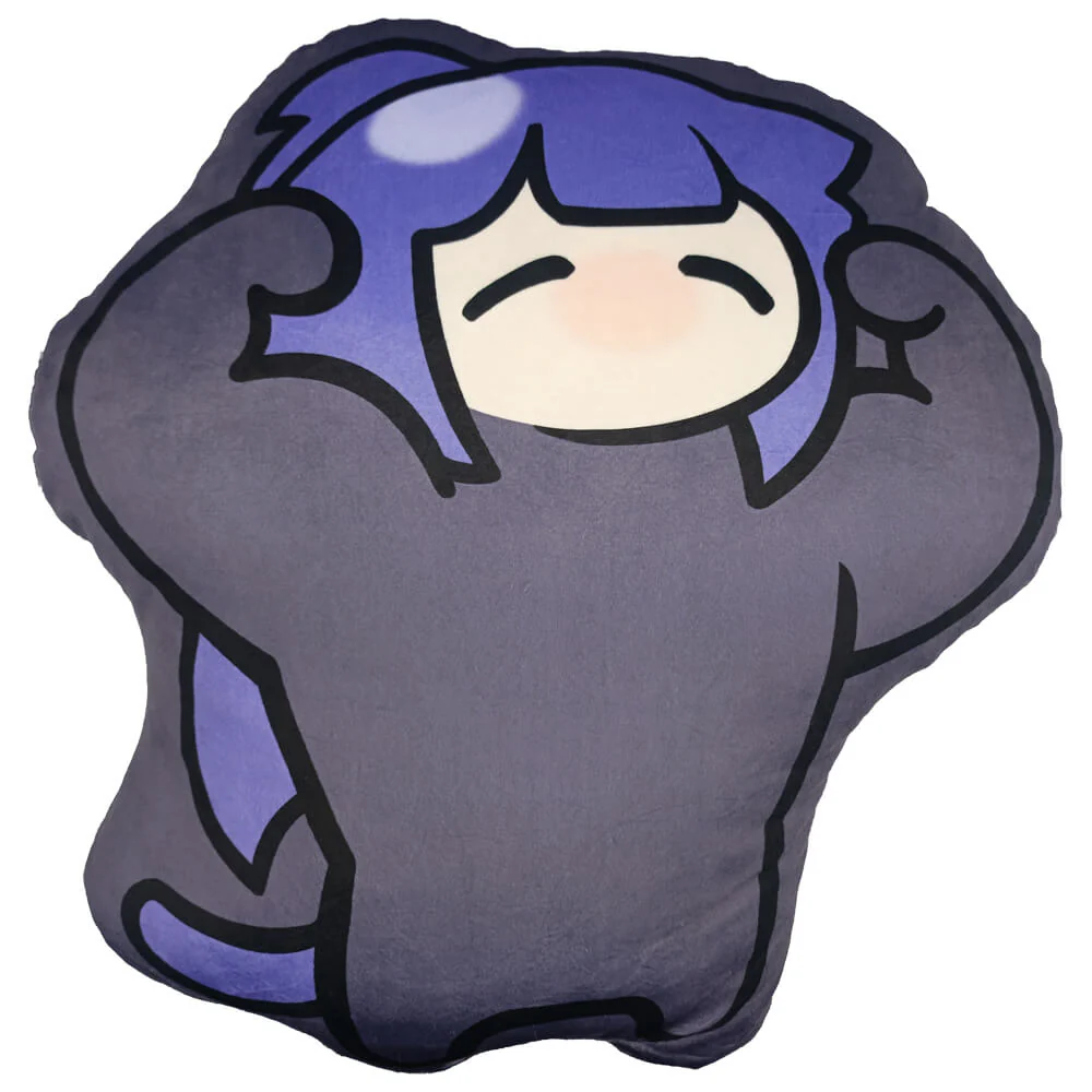 Arknights Jessica Crying Cat Head Pillow - Image 5