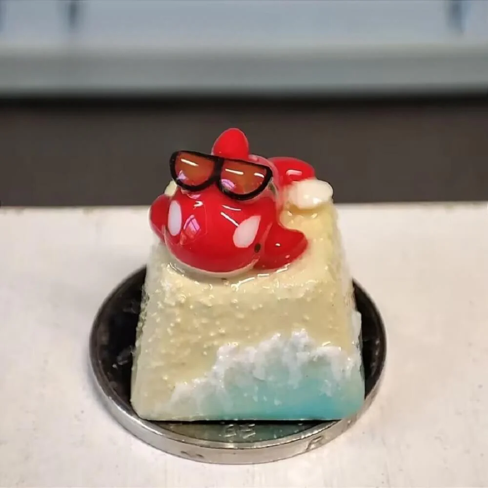 Arknights Skadi Red Killer Whale keycaps