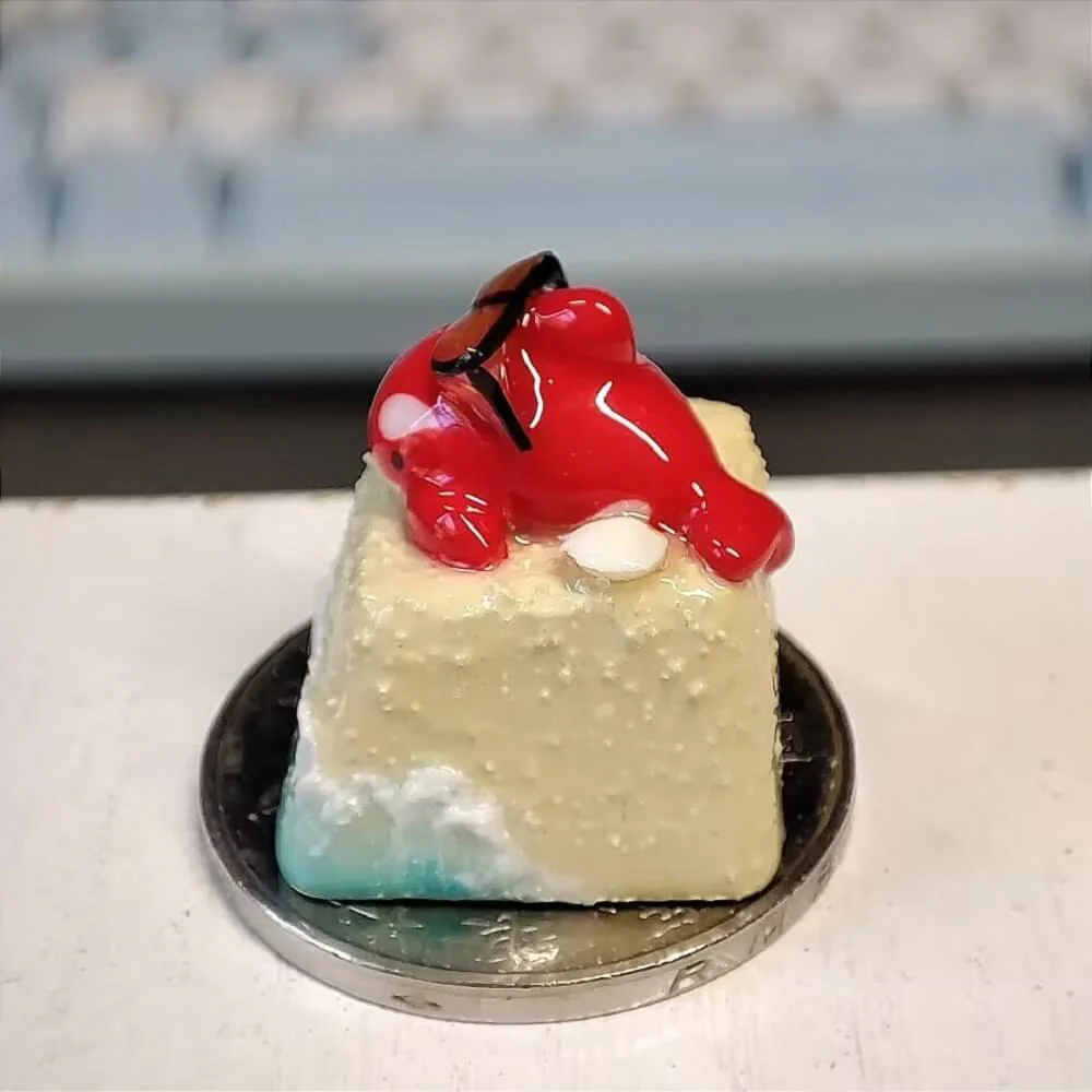 Arknights Skadi Red Killer Whale keycaps - Image 5