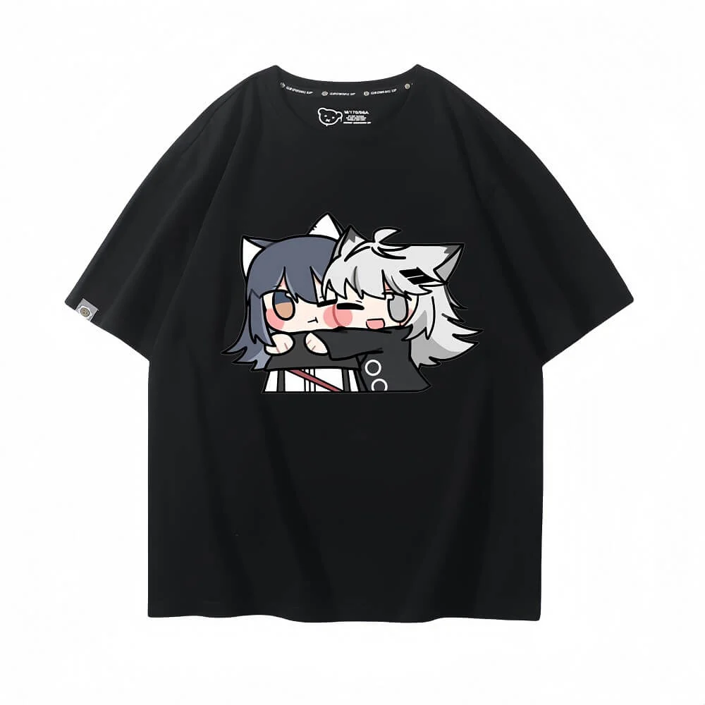 Arknights Two Lupos T-shirt 2 - Image 2