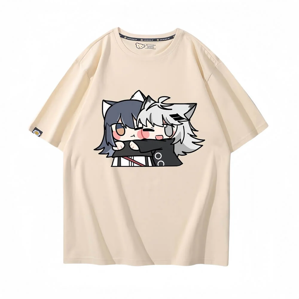 Arknights Two Lupos T-shirt 2 - Image 3