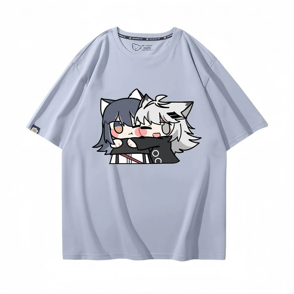 Arknights Two Lupos T-shirt 2 - Image 4