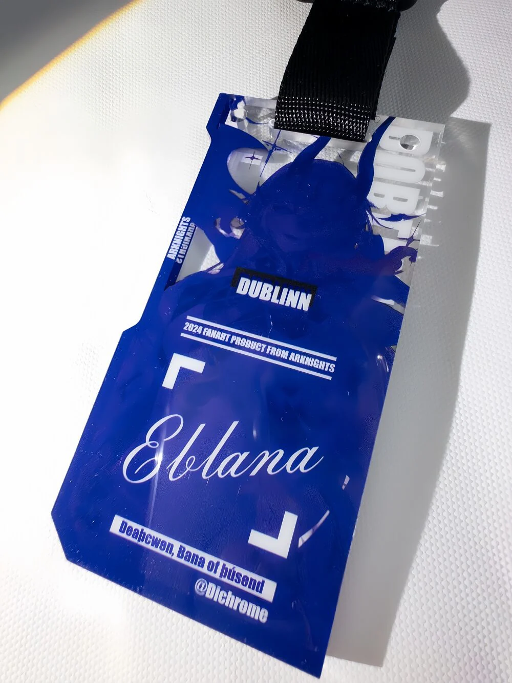 Arknights Eblana Acrylic Pendant - Image 4