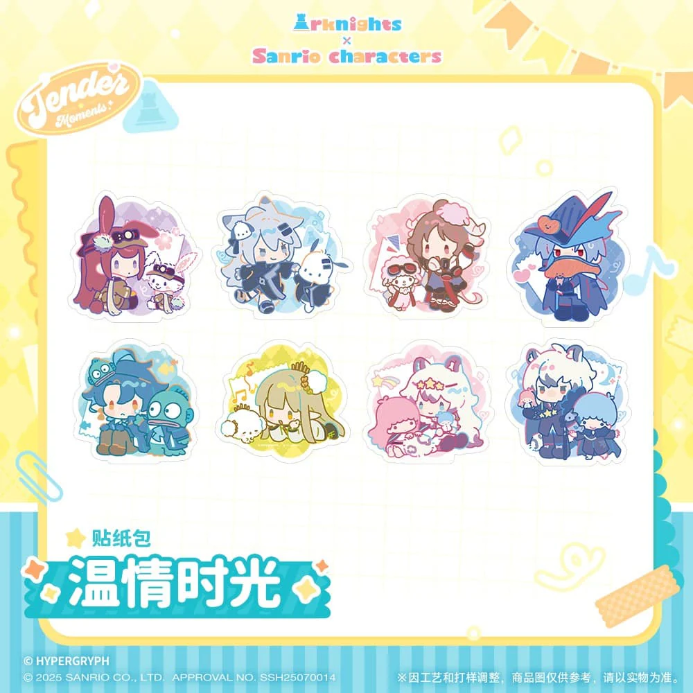 Arknights x Sanrio Family-Sticker Pack-Warm Moments - Image 2
