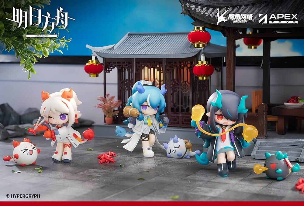 Arknights Dessert Time Nian/Dusk/Ling Chibi Figure - Image 5